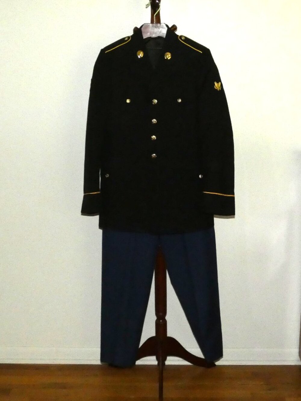 US Army Military Dress Blue Uniform Coat Jacket 36RC Pants 33R